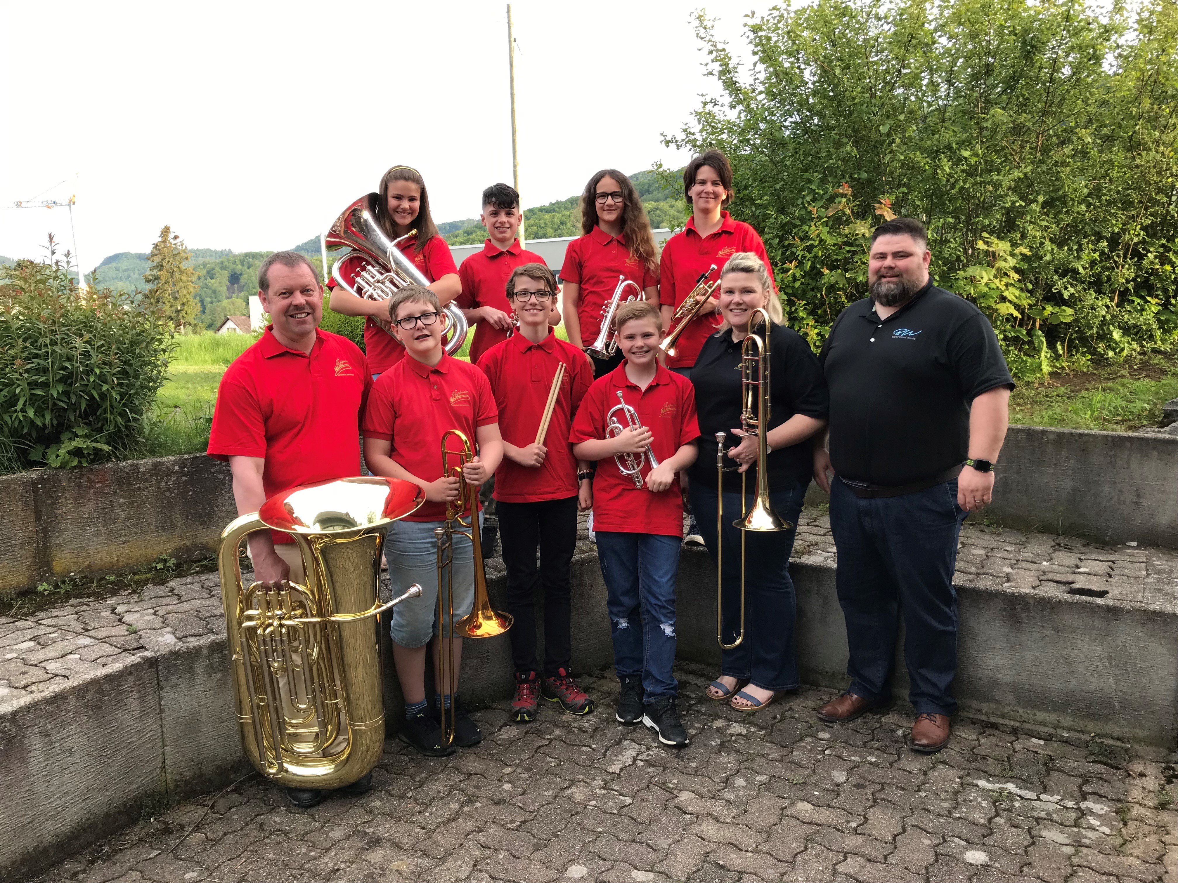die Rejoice-Band der Celebration Brass